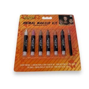 spirit Animal Makeup Kit Six body crayons, one eye pencil